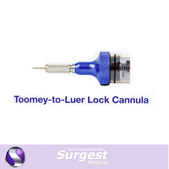 Transfer Toomey a Canula Luer Lock