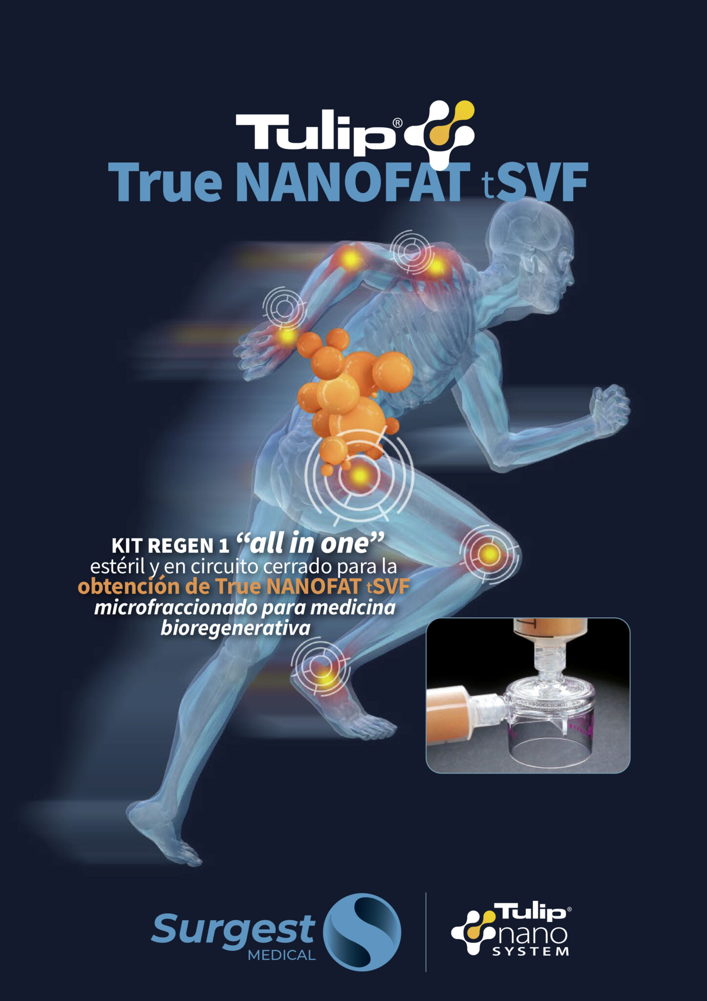 Nanofat, Bio-regeneración, traumatología